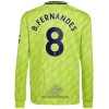 Officiële Voetbalshirt Manchester United B. Fernandes 8 Derde 2022-23 Lange Mouw - Heren